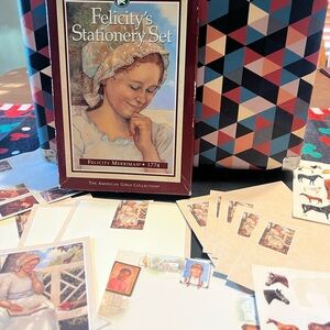 The American Girls Collection Felicity's Stationary Set Envelopes Stickers Notes